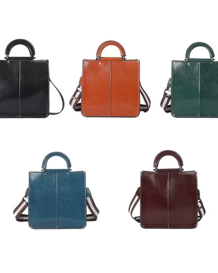 Riven – Lederen schoudertas voor vrouwen met richting en ruggengraat | Nomad Collectie