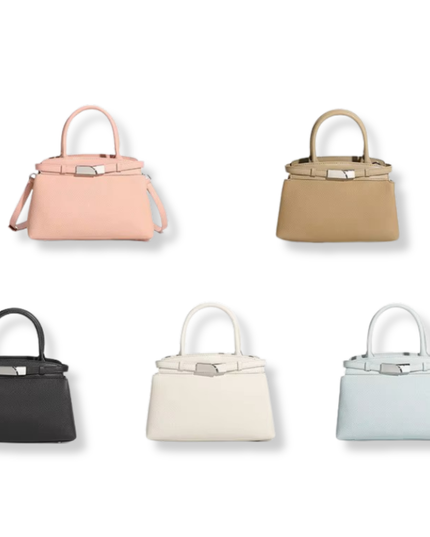 Maelis | Lederen minimalistische zachte crossbody tas | Sereen Collectie