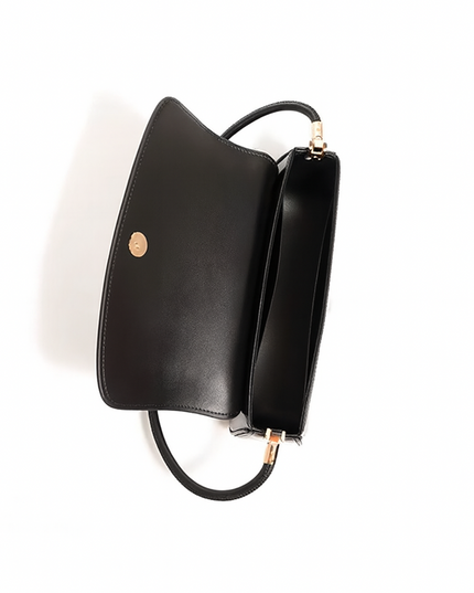 Luma – Vintage schoudertas | Een serene krachtbron in glanzend leer | Sereen Collectie