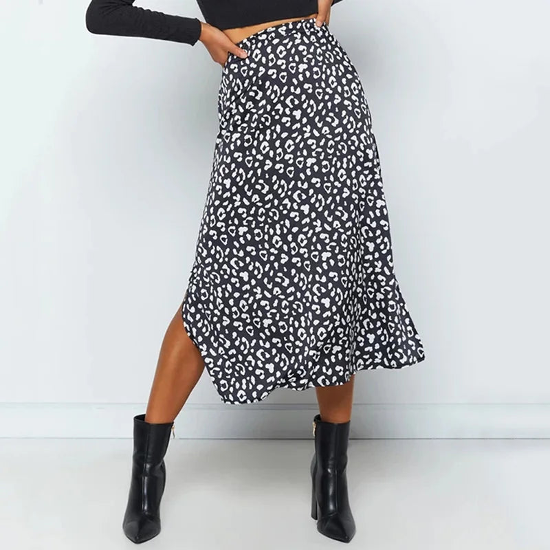 Tess | Chiffon splitrok