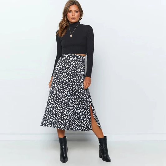 Tess | Chiffon splitrok