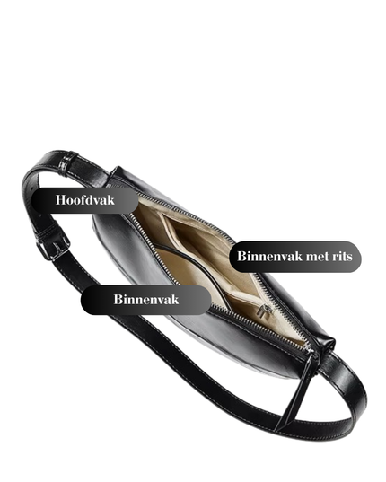 Mariva – Lederen crossbody voor vrouwen die in balans bewegen | Eb & Vloed Collectie