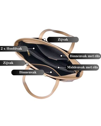 Elin – Leren schoudertas voor vrouwen die helder durven zijn | Sereen Collectie