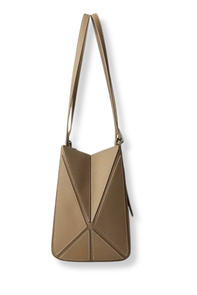 Nareva - Lederen vloeiende vrouwelijke tas | Eb & Vloed Collectie