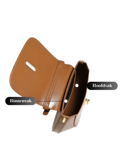 Althea – Lederen schelptas voor vrouwen die hun innerlijke rust koesteren | Sereen Collectie