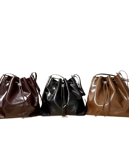 Isalyn – Lederen bucket tote voor vrouwen die in hun kracht staan | Earth Chique Collectie