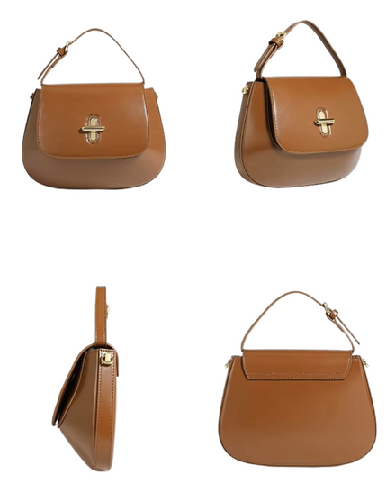 Althea – Lederen schelptas voor vrouwen die hun innerlijke rust koesteren | Sereen Collectie