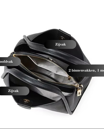 Lumea – Schoudertas in vintage leer | Een fluistering van licht en kracht | Eb & Vloed Collectie