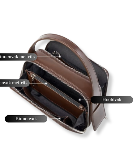 Aya - Lederen tas vol mystiek en orde | Tempel Collectie