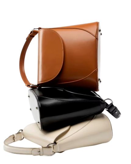 Nivara – Lederen bucketbag voor vrouwen die hun innerlijke kracht bewaken | Tempel Collectie