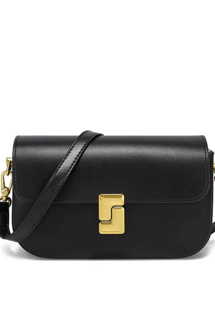 Yaela – Leren vierkante tas voor vrouwen met serene kracht | Sereen collectie