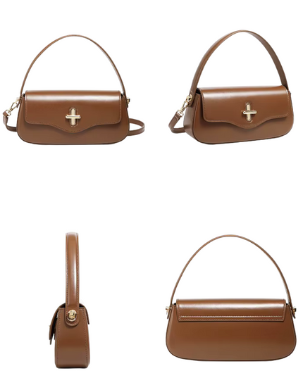 Solae – Lederen schoudertas | Een zon van eenvoud | Sereen Collectie