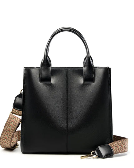 Laleen – Glanzende leren tote voor vrouwen die hun tempel krachtig dragen | Tempel Collectie