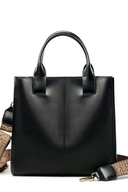 Laleen – Glanzende leren tote voor vrouwen die hun tempel krachtig dragen | Tempel Collectie