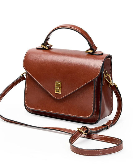 Elah – Lederen schoudertas voor vrouwen in hun kracht | Earth Chique Collectie