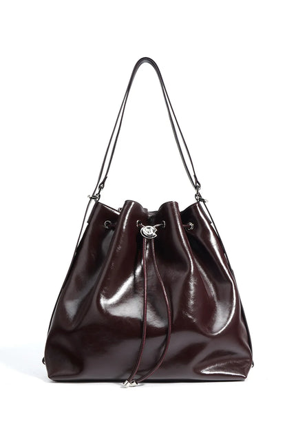 Isalyn – Lederen bucket tote voor vrouwen die in hun kracht staan | Earth Chique Collectie