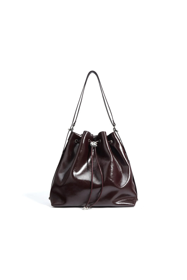 Isalyn – Lederen bucket tote voor vrouwen die in hun kracht staan | Earth Chique Collectie