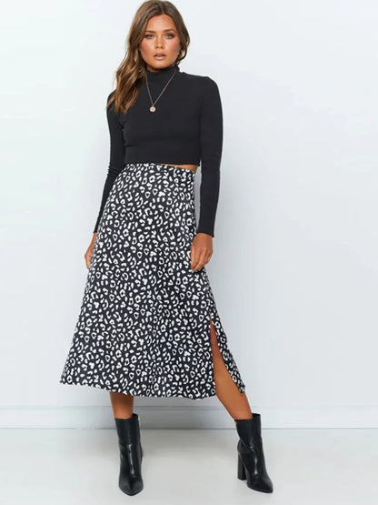 Tess | Chiffon splitrok plus