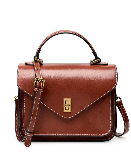 Elah – Lederen schoudertas voor vrouwen in hun kracht | Earth Chique Collectie