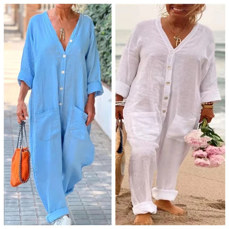 Sam | Katoenen jumpsuit