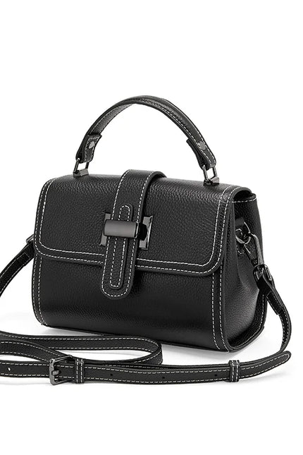 Saluna – Lederen handtas voor sacrale zachtheid | Tempel Collectie