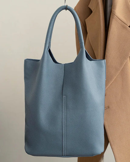 Naiya - Lederen tote bag | Een stroming van vrouwelijke kracht | Eb & Vloed Collectie