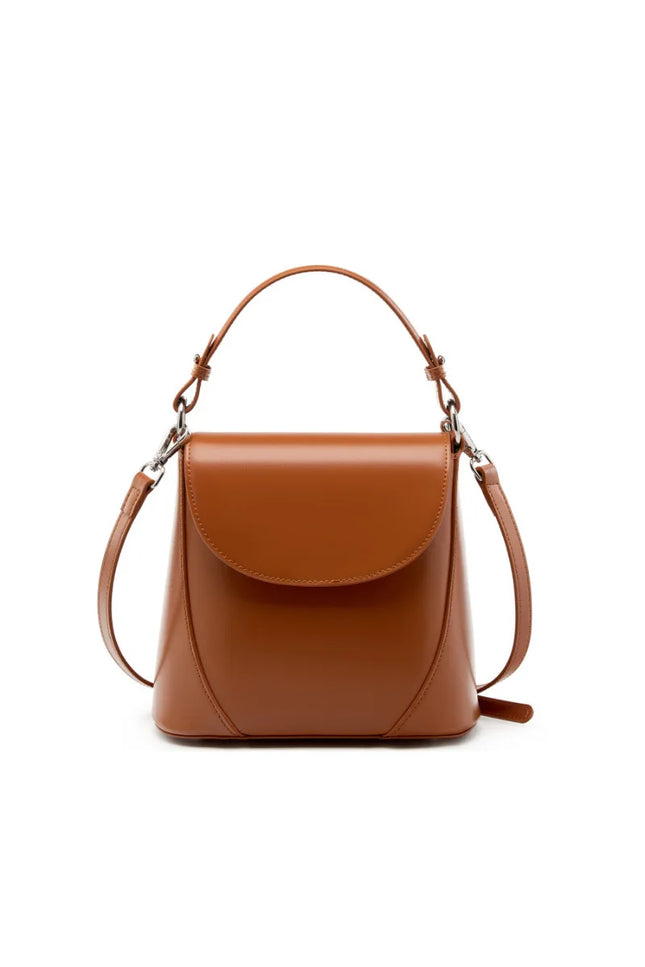 Nivara – Lederen bucketbag voor vrouwen die hun innerlijke kracht bewaken | Tempel Collectie