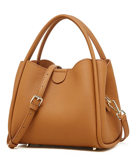 Lumea – Schoudertas in vintage leer | Een fluistering van licht en kracht | Eb & Vloed Collectie