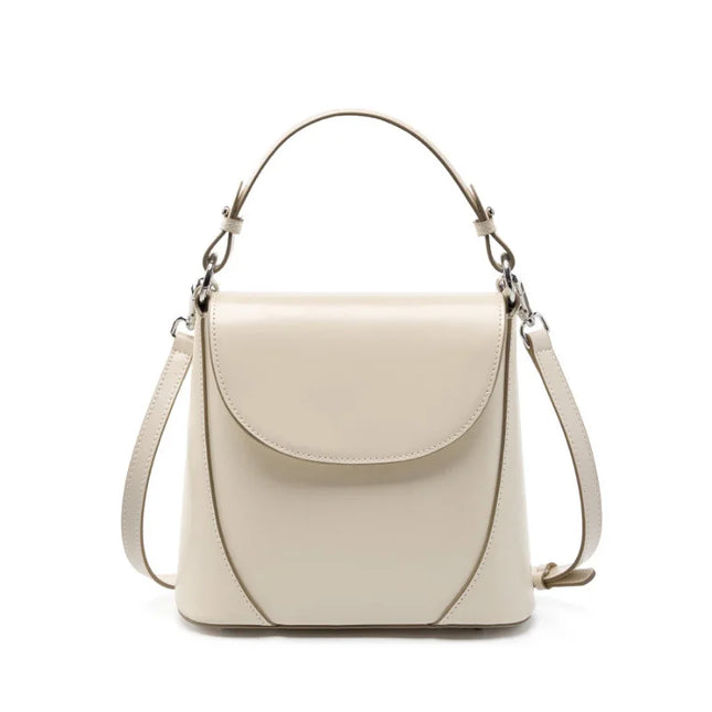 Nivara – Lederen bucketbag voor vrouwen die hun innerlijke kracht bewaken | Tempel Collectie