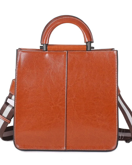 Riven – Lederen schoudertas voor vrouwen met richting en ruggengraat | Nomad Collectie