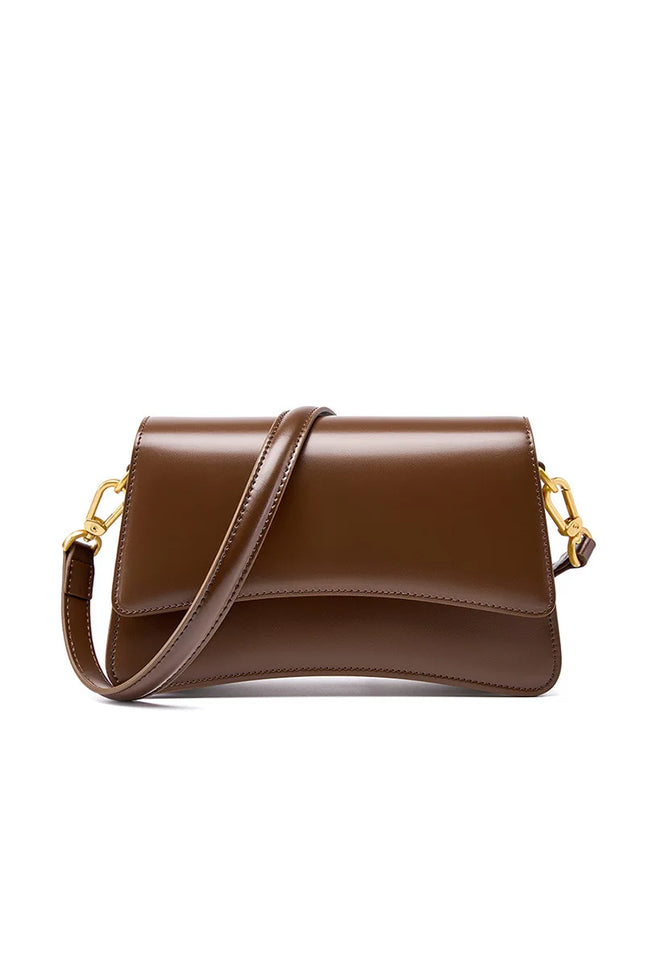 Lyra | Lederen vintage baguette | Een symfonie van vrouwelijke kracht | Earth Chique Collectie