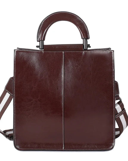 Riven – Lederen schoudertas voor vrouwen met richting en ruggengraat | Nomad Collectie