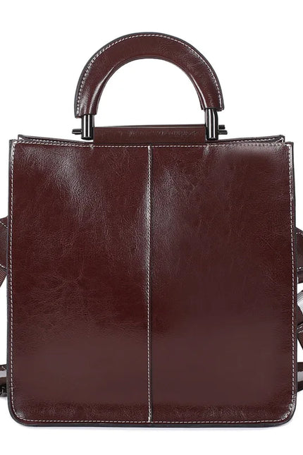 Riven – Lederen schoudertas voor vrouwen met richting en ruggengraat | Nomad Collectie