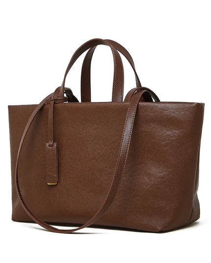 Saya - Lederen tote bag voor wie leeft vanuit haar kern - Sereen Collectie