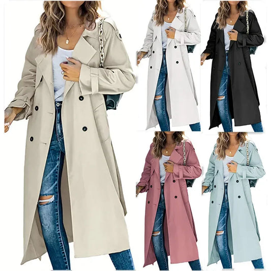 Fien | Tijdloze trenchcoat pasteltinten