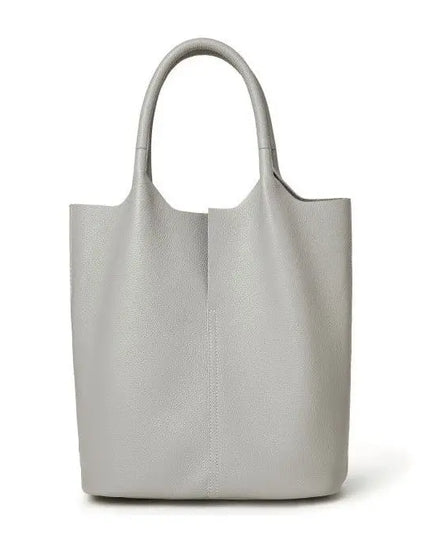 Naiya - Lederen tote bag | Een stroming van vrouwelijke kracht | Eb & Vloed Collectie