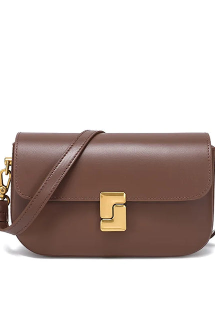 Yaela – Leren vierkante tas voor vrouwen met serene kracht | Sereen collectie