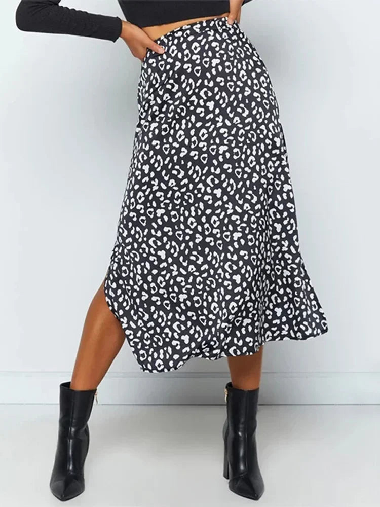 Tess | Chiffon splitrok plus
