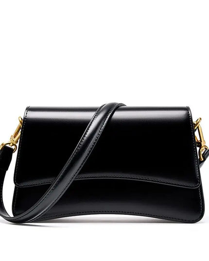 Lyra | Lederen vintage baguette | Een symfonie van vrouwelijke kracht | Earth Chique Collectie