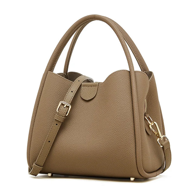 Lumea – Schoudertas in vintage leer | Een fluistering van licht en kracht | Eb & Vloed Collectie