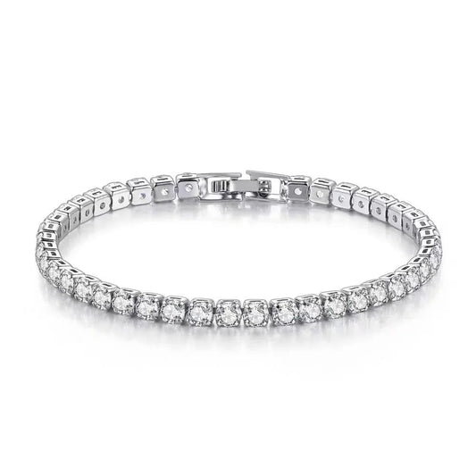 Claartje | Zilveren armband zirkonia