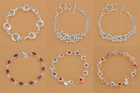Doutzen | Romantische zilveren armband