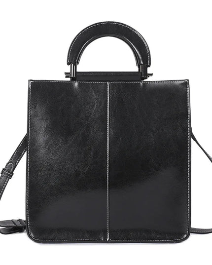 Riven – Lederen schoudertas voor vrouwen met richting en ruggengraat | Nomad Collectie