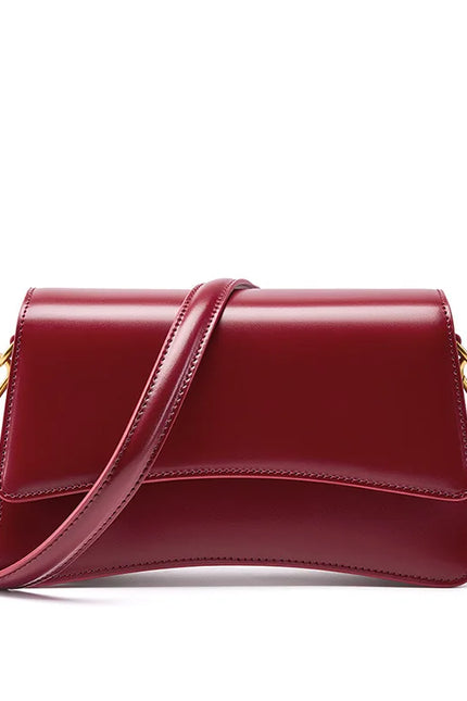 Lyra | Lederen vintage baguette | Een symfonie van vrouwelijke kracht | Earth Chique Collectie