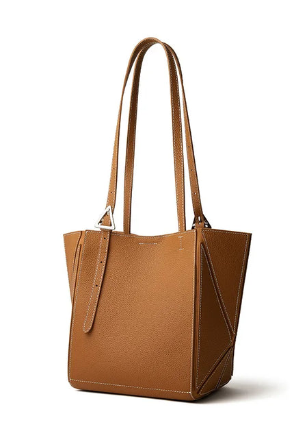 Nareva - Lederen vloeiende vrouwelijke tas | Eb & Vloed Collectie