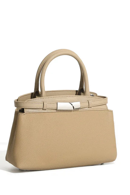 Maelis | Lederen minimalistische zachte crossbody tas | Sereen Collectie