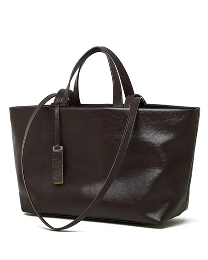 Saya - Lederen tote bag voor wie leeft vanuit haar kern - Sereen Collectie