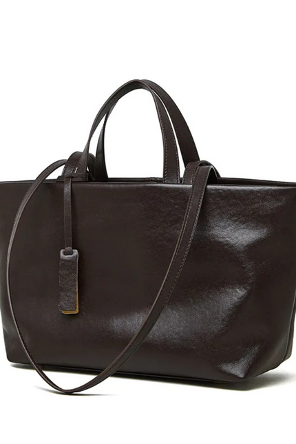 Saya - Lederen tote bag voor wie leeft vanuit haar kern - Sereen Collectie