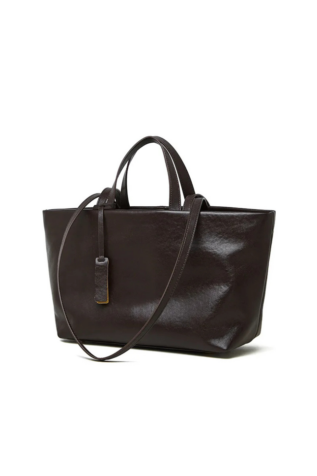 Saya - Lederen tote bag voor wie leeft vanuit haar kern - Sereen Collectie