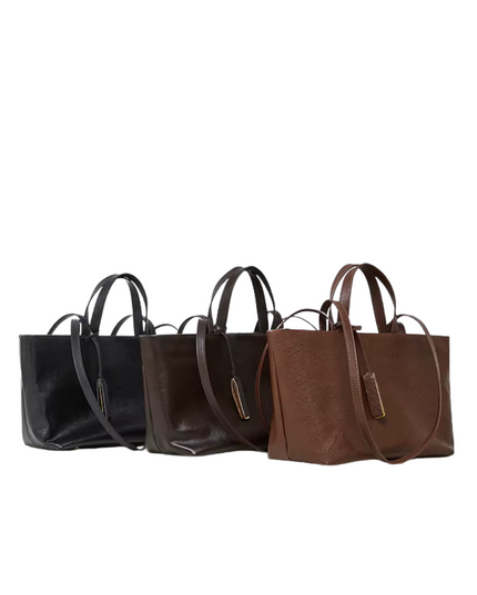 Saya - Lederen tote bag voor wie leeft vanuit haar kern - Sereen Collectie